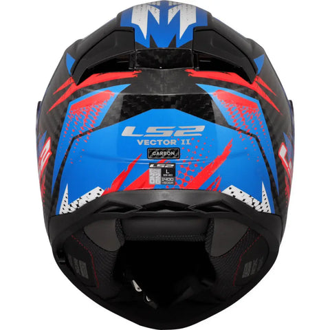 Casco LS2 FF811 Vector II Carbon Tantic Blue/Red/White