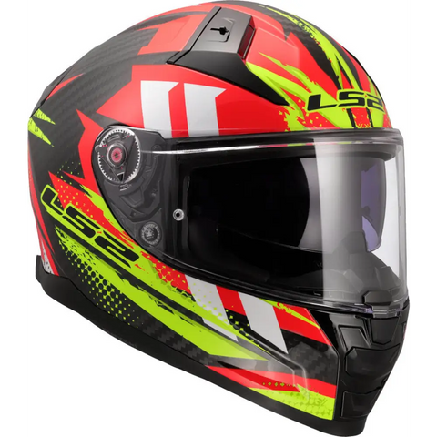 Casco LS2 FF811 Vector II Carbon Tantic Red/Yellow