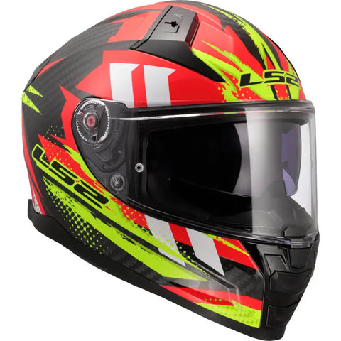 Casco LS2 FF811 Vector II Carbon Tantic Red/Yellow