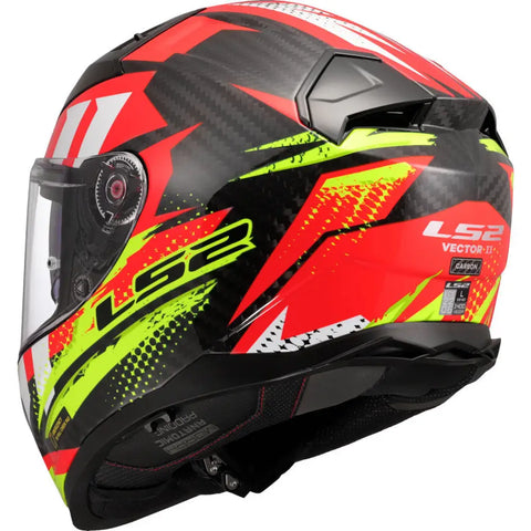 Casco LS2 FF811 Vector II Carbon Tantic Red/Yellow