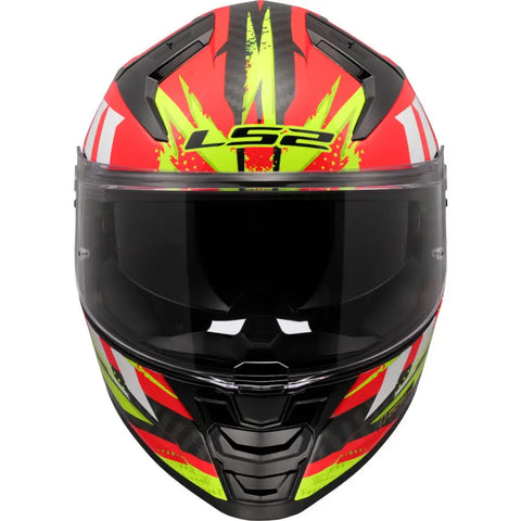Casco LS2 FF811 Vector II Carbon Tantic Red/Yellow