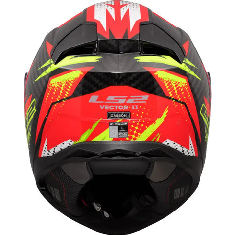Casco LS2 FF811 Vector II Carbon Tantic Red/Yellow