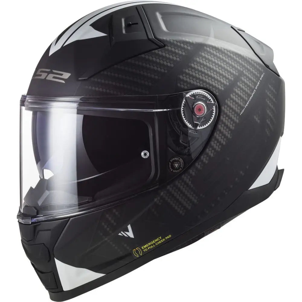 Casco LS2 FF811 Vector II Splitter Black/White