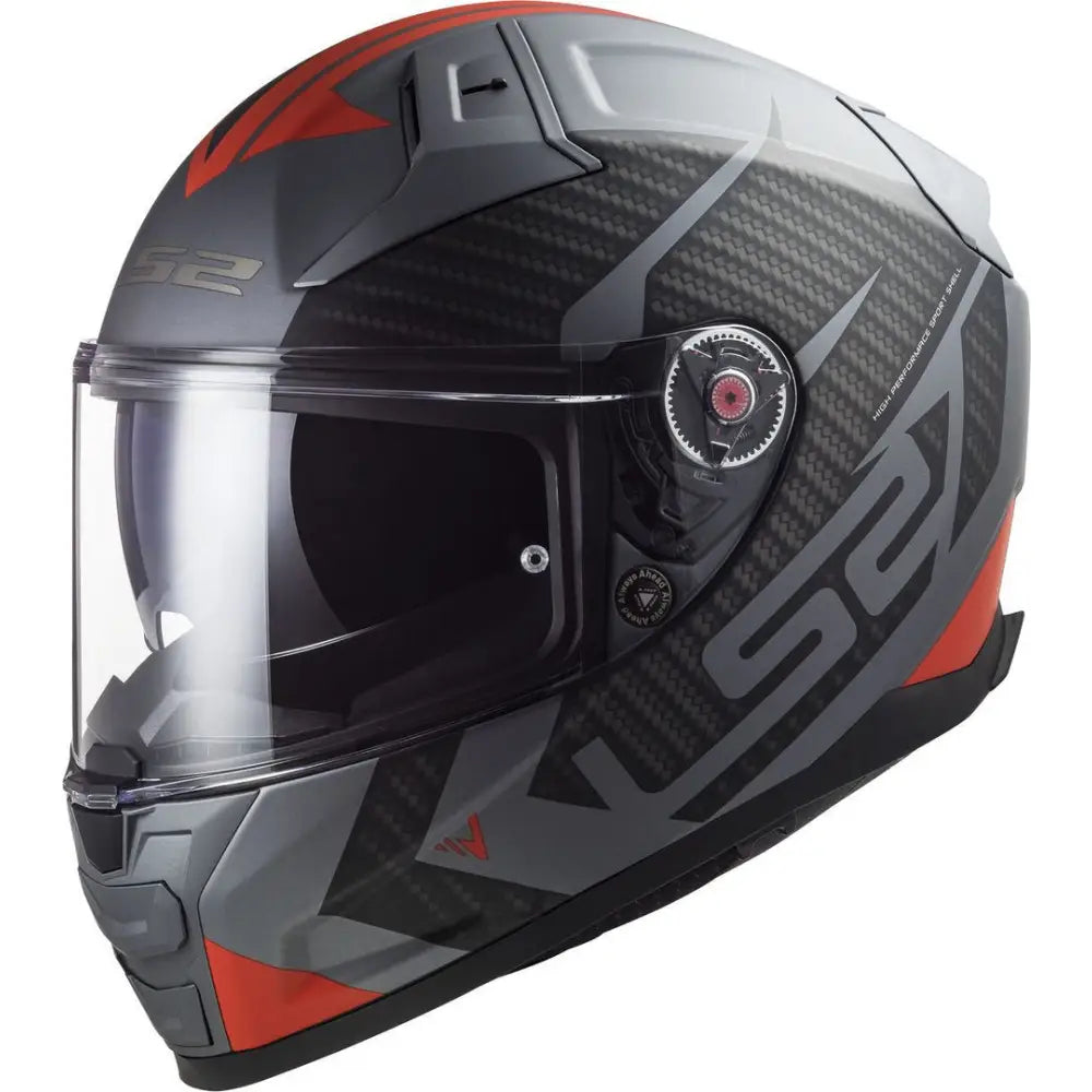 Casco LS2 FF811 Vector II Splitter Gray/Red