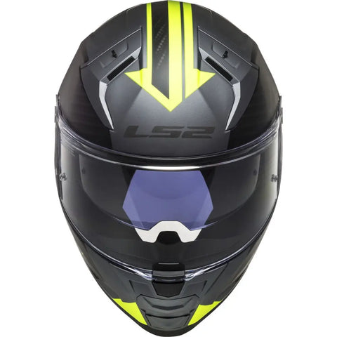Casco LS2 FF811 Vector II Splitter Matt Titanium/Yellow
