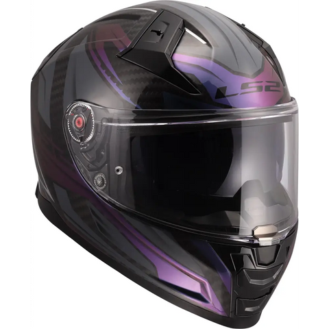 Casco LS2 FF811 Vector ll Carbon Savage Black/Purple