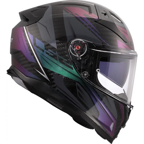 Casco LS2 FF811 Vector ll Carbon Savage Black/Purple