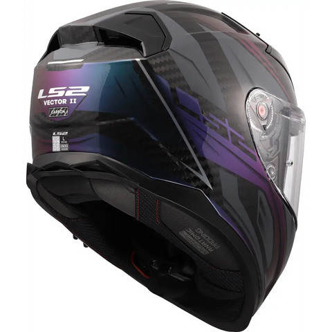 Casco LS2 FF811 Vector ll Carbon Savage Black/Purple
