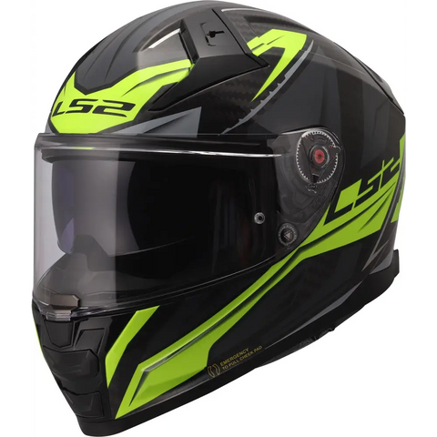 Casco LS2 FF811 Vector ll Carbon Savage Black/Yellow