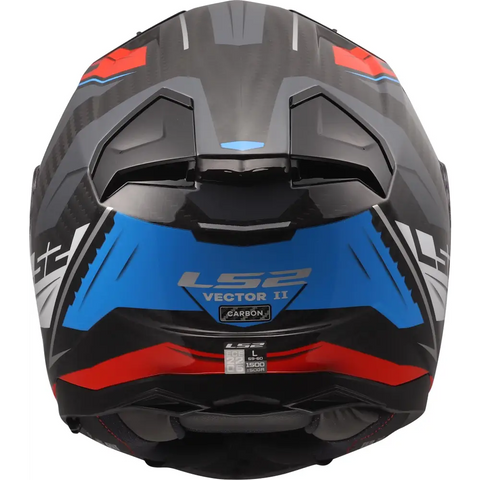 Casco LS2 FF811 Vector ll Carbon Savage White/Blue/Red