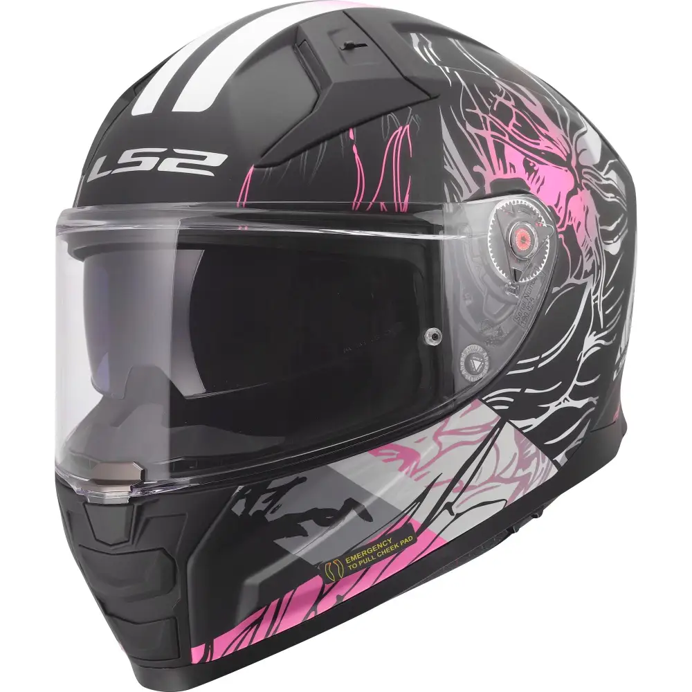 Casco LS2 FF811 Vector ll Darflo Black/Pink