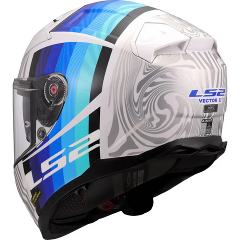Casco LS2 FF811 Vector ll Freedom White/Blue
