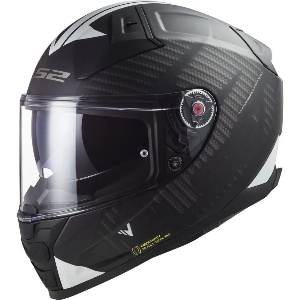 Casco LS2 FF811 Vector ll Splitter Black/White