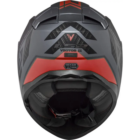 Casco LS2 FF811 Vector ll Splitter Gray/Red
