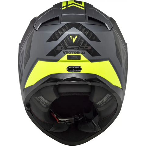 Casco LS2 FF811 Vector ll Splitter Matt Titanium/Yellow