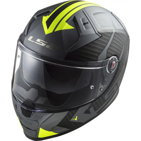 Casco LS2 FF811 Vector ll Splitter Matt Titanium/Yellow
