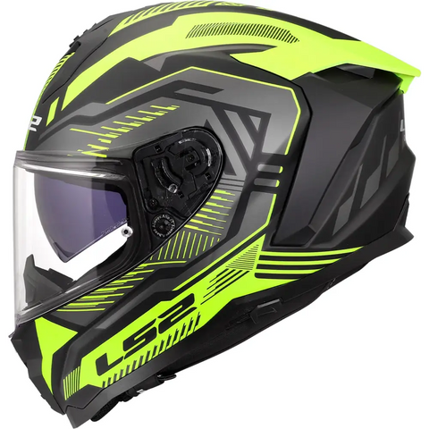 Casco LS2 FF817 Challenger II Dravix Black/Yellow