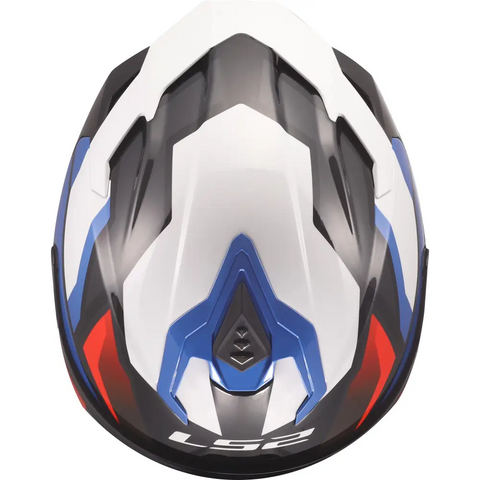 Casco LS2 FF817 Challenger II Viper White/Blue/Red