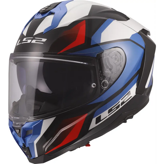 Casco LS2 FF817 Challenger II Viper White/Blue/Red