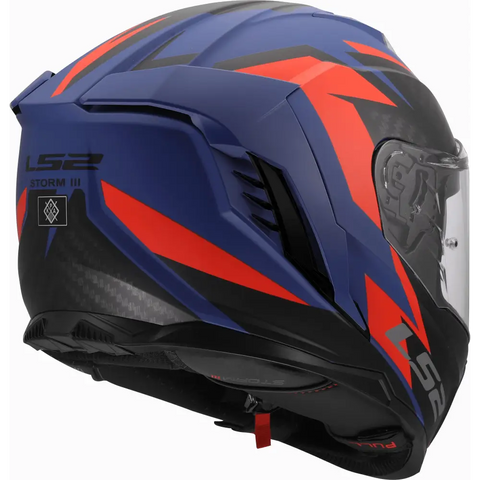 Casco LS2 FF818 Storm III Dynamo Blue/Red