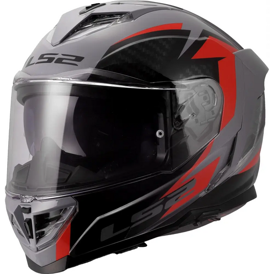 Casco LS2 FF818 Storm III Dynamo Gray/Red