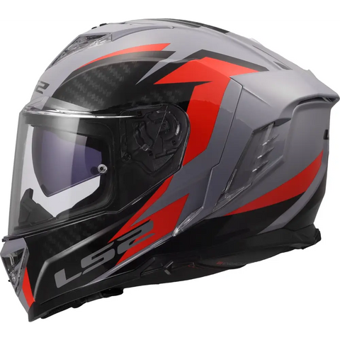 Casco LS2 FF818 Storm III Dynamo Gray/Red