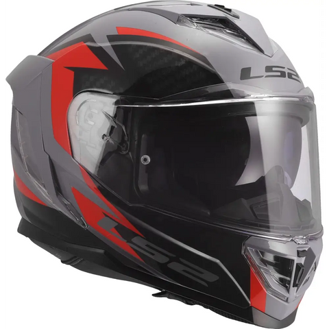 Casco LS2 FF818 Storm III Dynamo Gray/Red