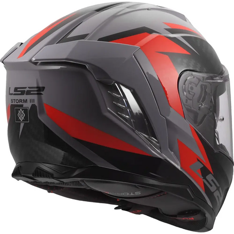 Casco LS2 FF818 Storm III Dynamo Gray/Red