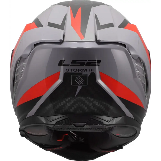 Casco LS2 FF818 Storm III Dynamo Gray/Red