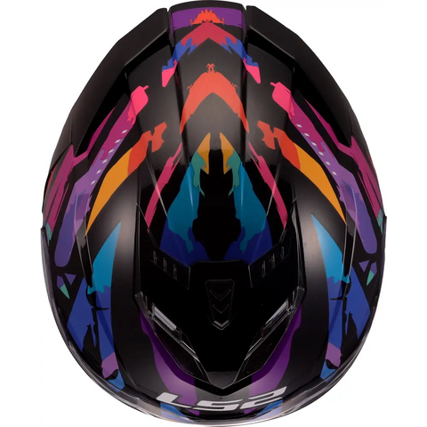 Casco LS2 FF818 Storm III Kaos Black/Purple