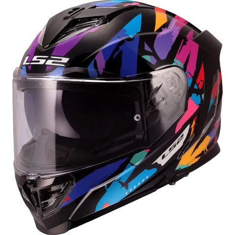 Casco LS2 FF818 Storm III Kaos Black/Purple