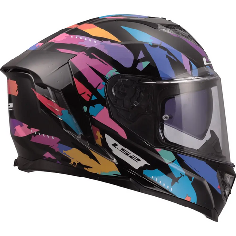 Casco LS2 FF818 Storm III Kaos Black/Purple