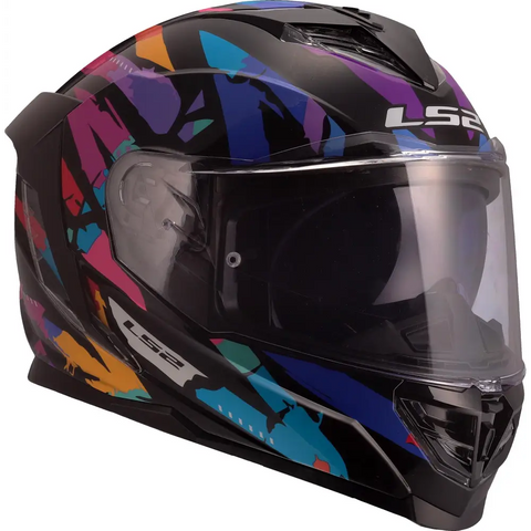 Casco LS2 FF818 Storm III Kaos Black/Purple