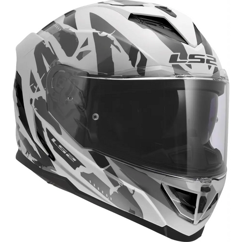 Casco LS2 FF818 Storm III Kaos White/Gray