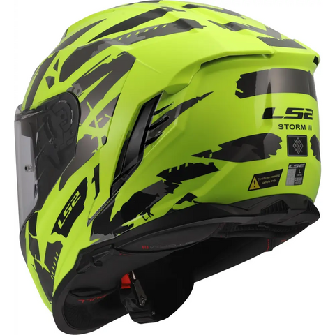 Casco LS2 FF818 Storm III Kaos Yellow/Black