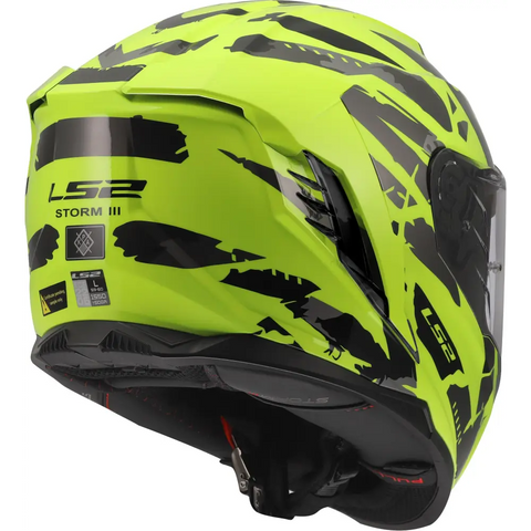 Casco LS2 FF818 Storm III Kaos Yellow/Black