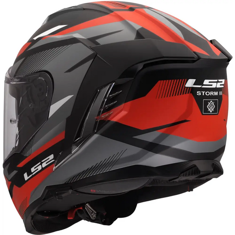 Casco LS2 FF818 Storm III Komai Black/Red