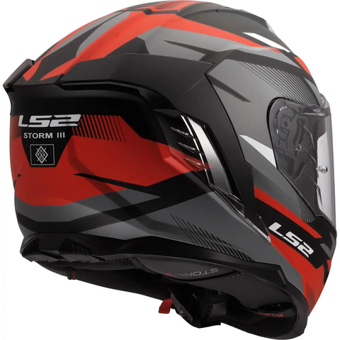 Casco LS2 FF818 Storm III Komai Black/Red