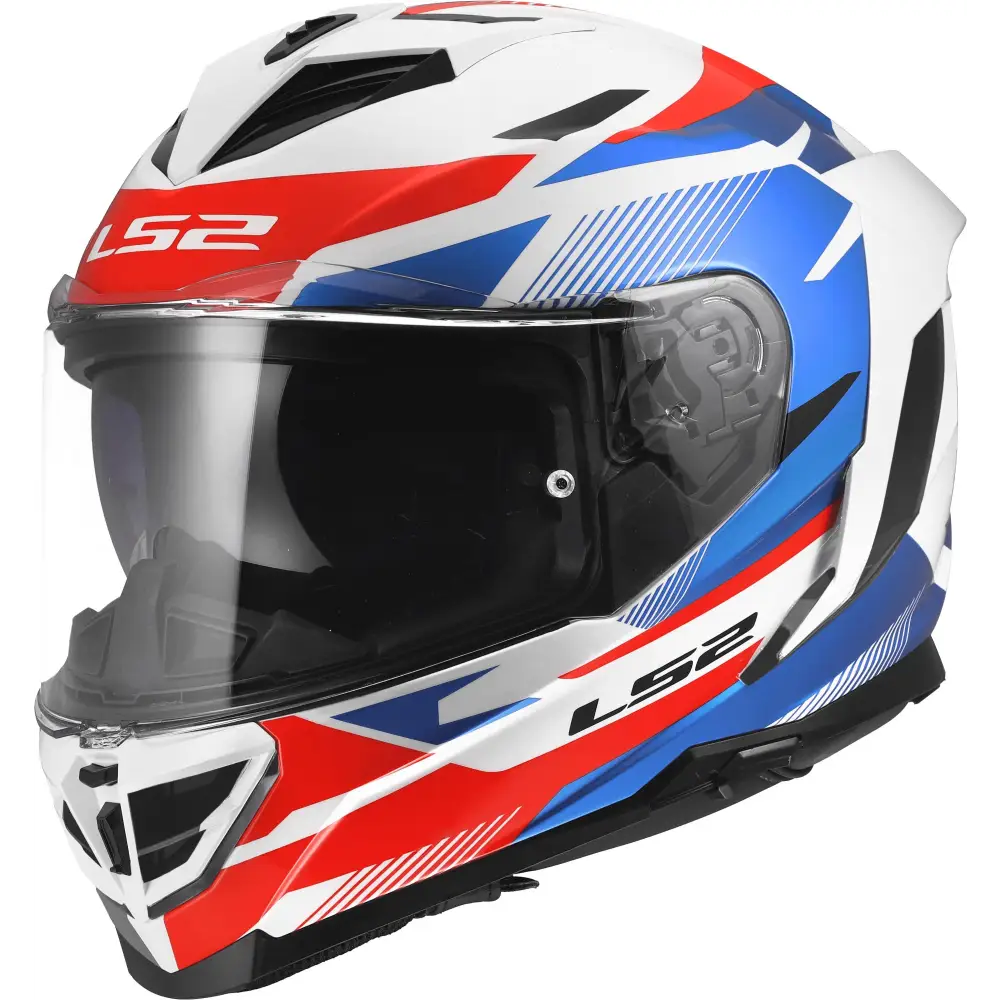 Casco LS2 FF818 Storm III Komai White/Blue/Red