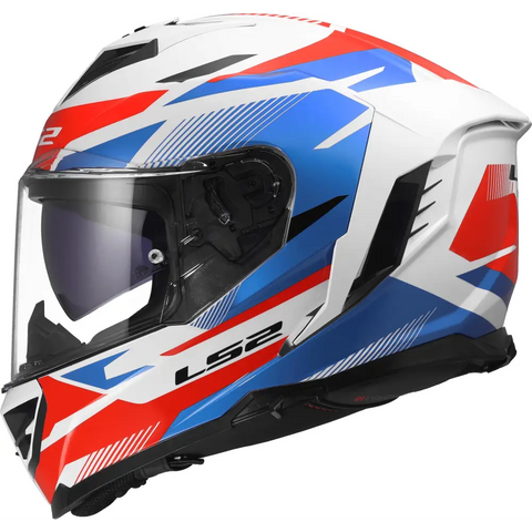 Casco LS2 FF818 Storm III Komai White/Blue/Red