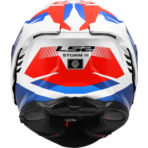 Casco LS2 FF818 Storm III Komai White/Blue/Red