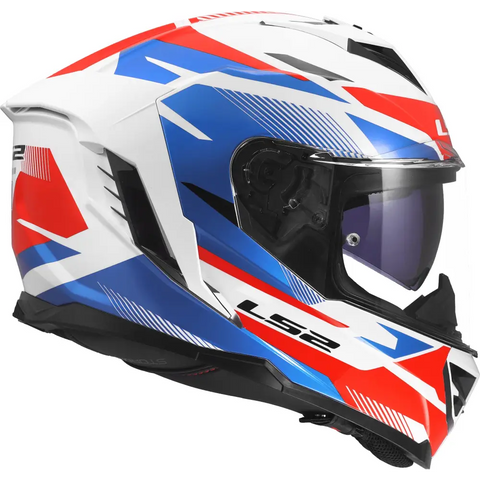 Casco LS2 FF818 Storm III Komai White/Blue/Red