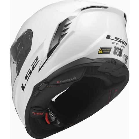 Casco LS2 FF818 Storm III Solid White
