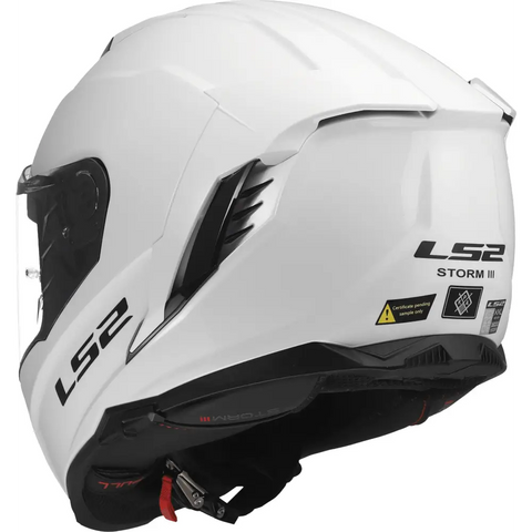 Casco LS2 FF818 Storm III Solid White