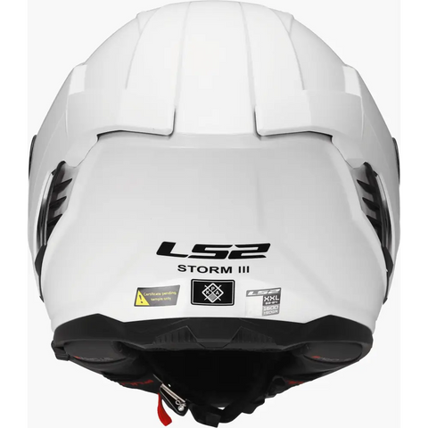 Casco LS2 FF818 Storm III Solid White
