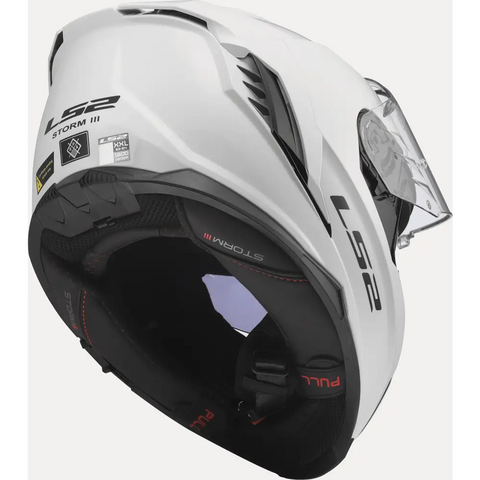 Casco LS2 FF818 Storm III Solid White