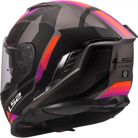 Casco LS2 FF818 Storm III Sporty Gray/Purple