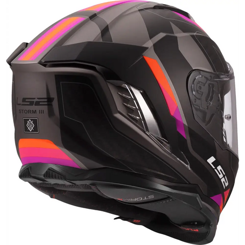 Casco LS2 FF818 Storm III Sporty Gray/Purple