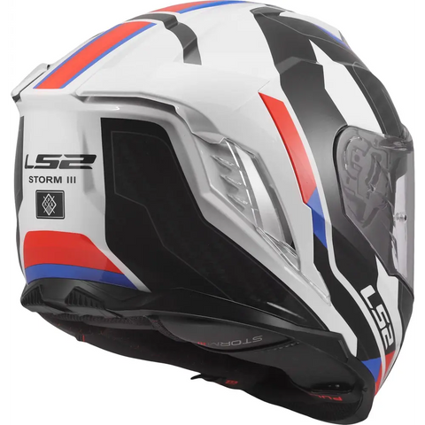 Casco LS2 FF818 Storm III Sporty White/Blue/Red