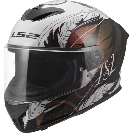Casco LS2 FF820 Rapid III Boho White/Black/Pink
